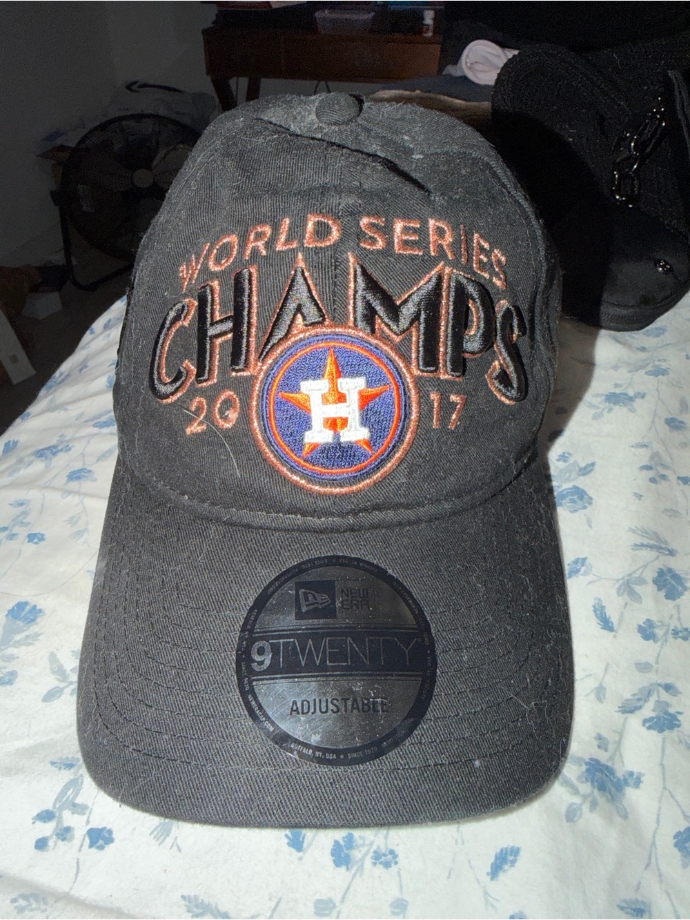 New Era Black Houston Astros World Series Champs 2017 9TWENTY Hat